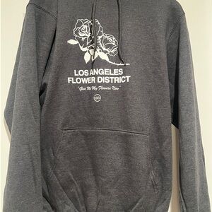 Young & Reckless- Gray- Los Angeles Flower District Hoodie